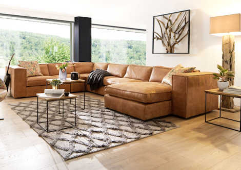 Ledersofa Z22015 - robust