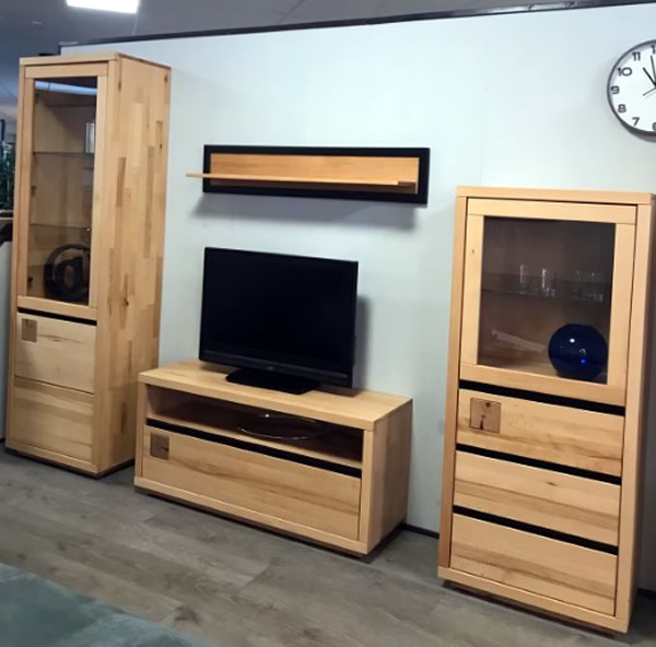 Komplett Angebot 4-Set! Vitrine, Highboard, TV-Kommode