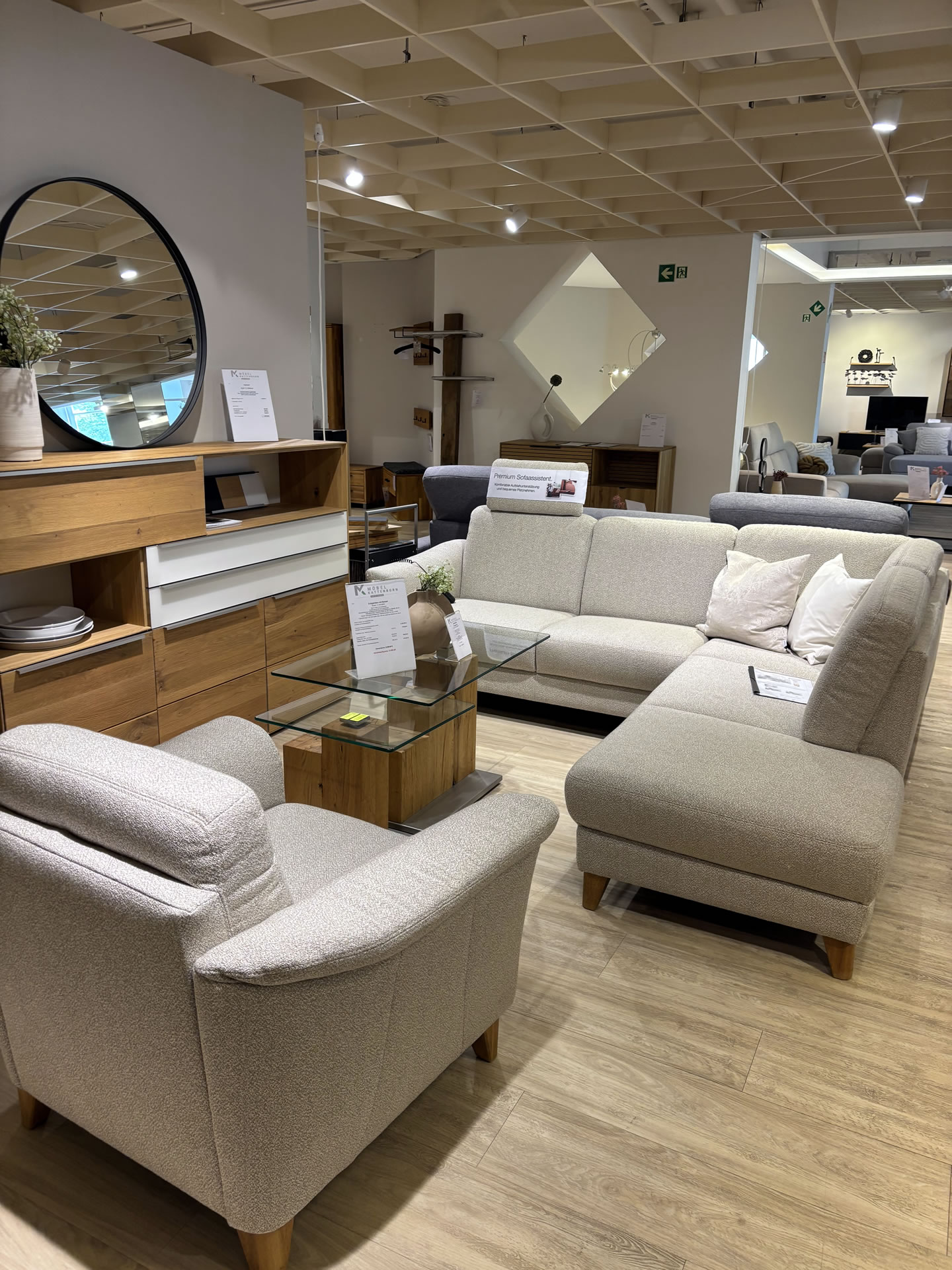 Eckgarnitur mit Sessel TL 2432/S637