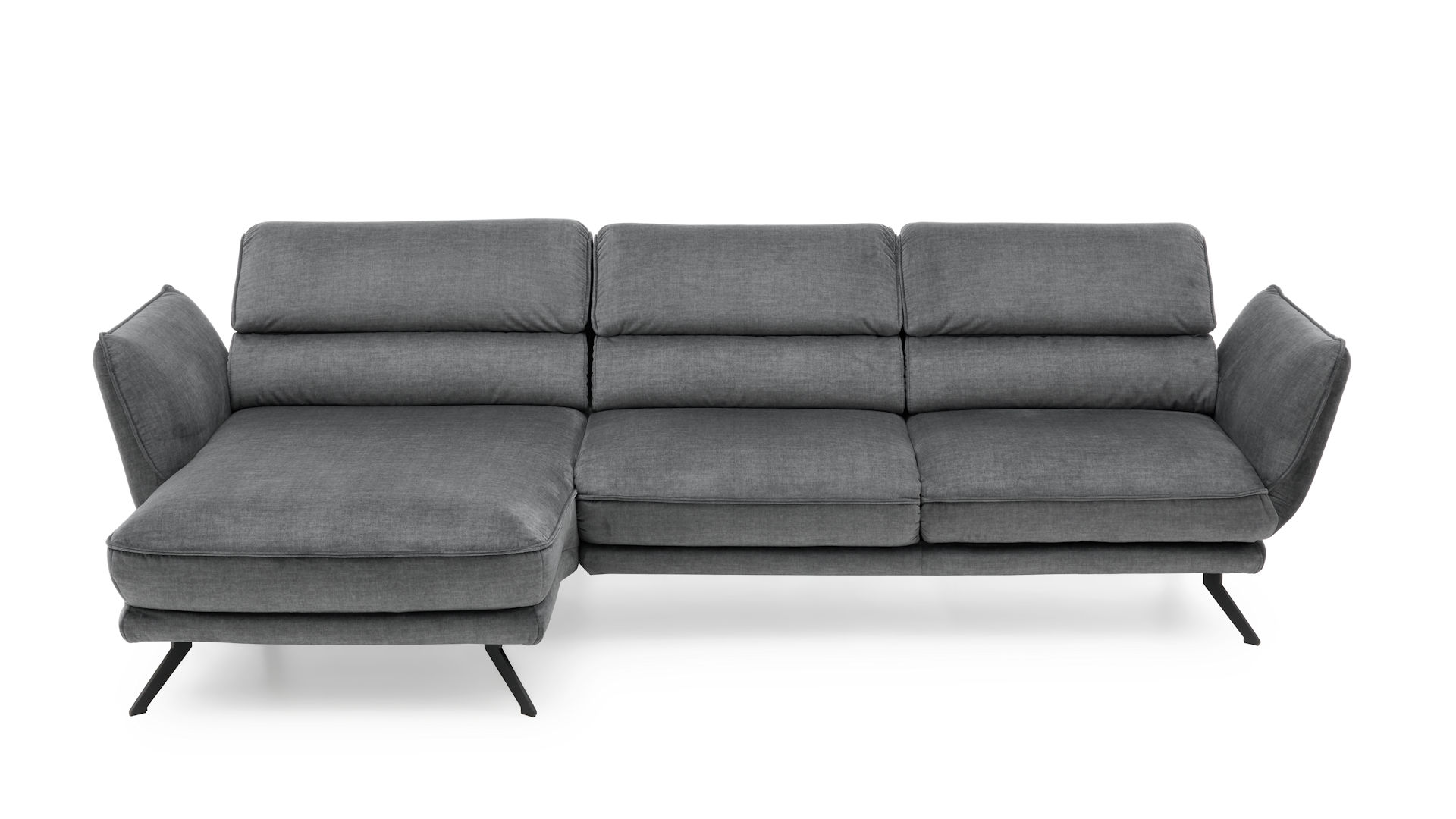 Polstergarnitur Z22220 - grau, Stoffbezug