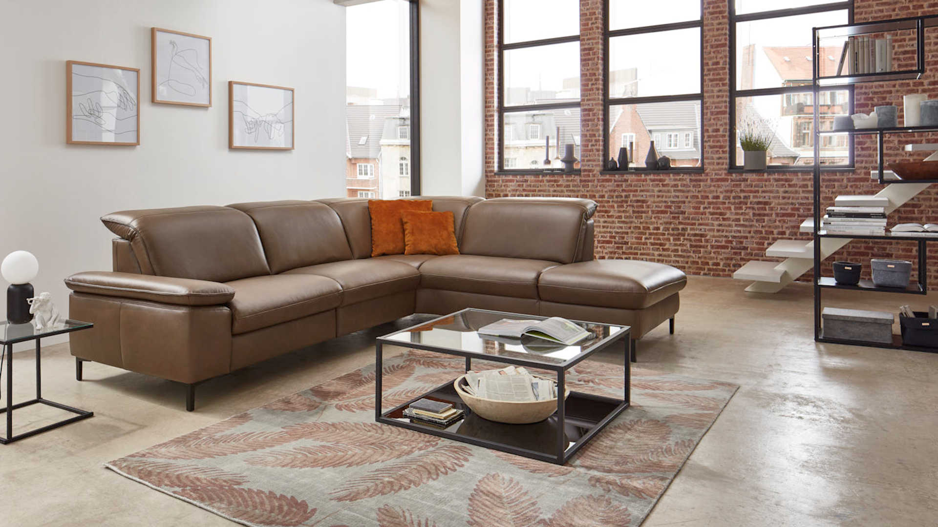 Polstergarnitur Z22193 - Lederbezug