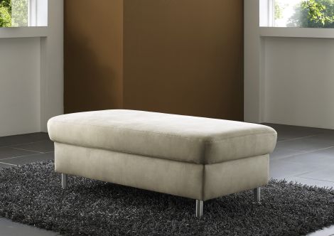 XXL Hocker Z22310-2 - Stoffbezug, aufklappbar, 130x65 cm