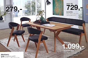 Bankteil Birds verschiedene Größen+Tisch+Stühle