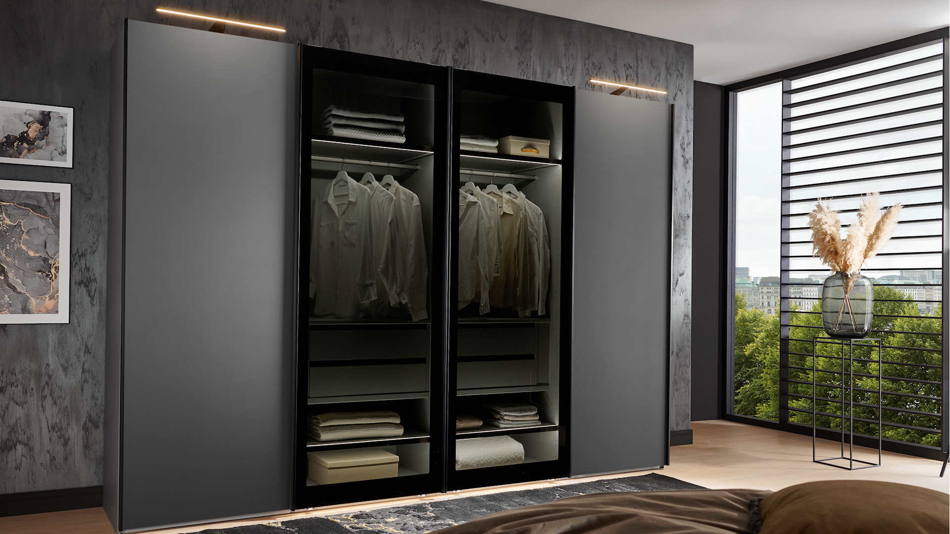 Kleiderschrank modern Z21596