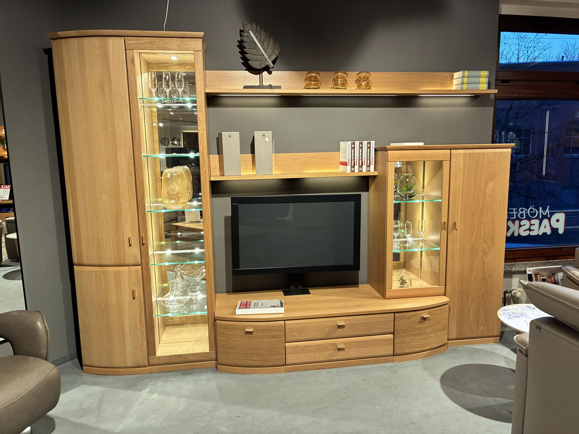 RMW Wohnwand RICARDO Eiche sand