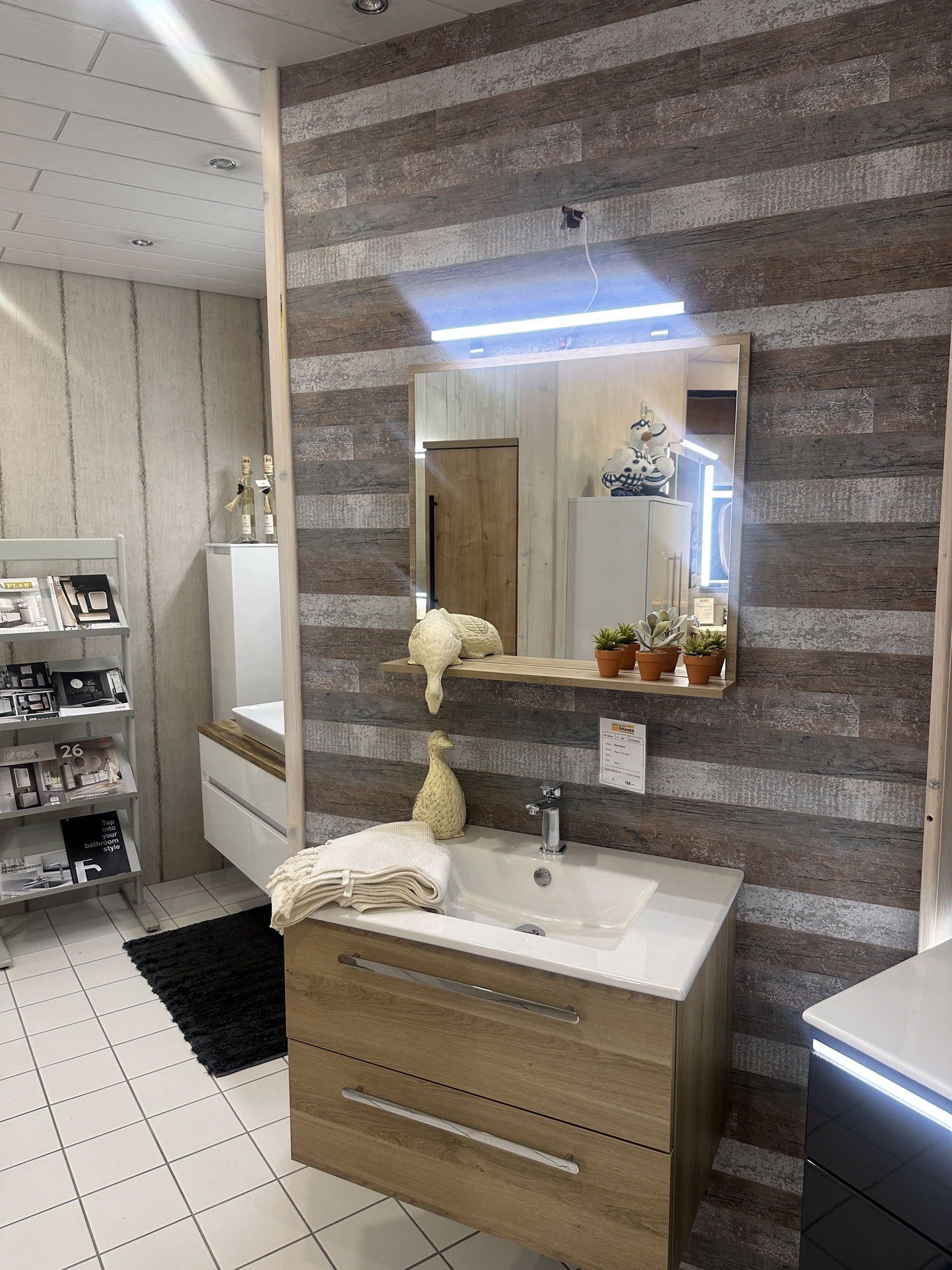 Bad-Einrichtung Fresh, Cuneo Eiche natural