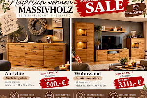 Anrichte Mona in Eiche massiv geölt